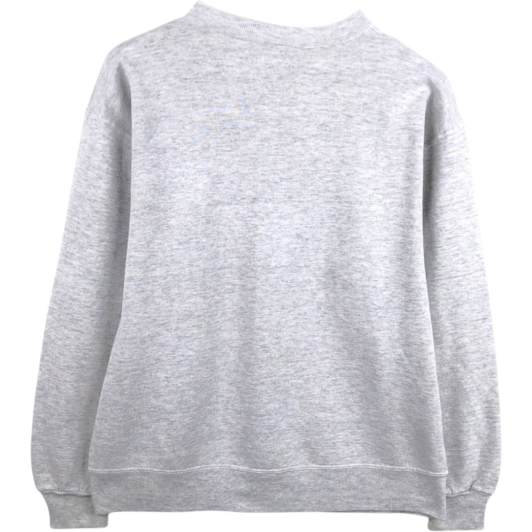 90'S Russell College Sweatshirt, Made in USA, Men's L, Vintage cotton gray type Vintage Second Hand