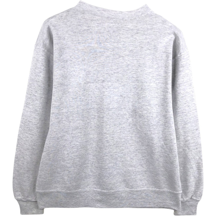 90'S Russell College Sweatshirt, Made in USA, Men's L, Vintage cotton gray type Vintage Second Hand