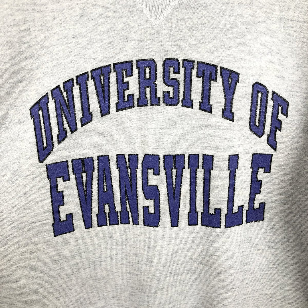 90'S Russell College Sweatshirt, Made in USA, Men's L, Vintage cotton gray type Vintage Second Hand