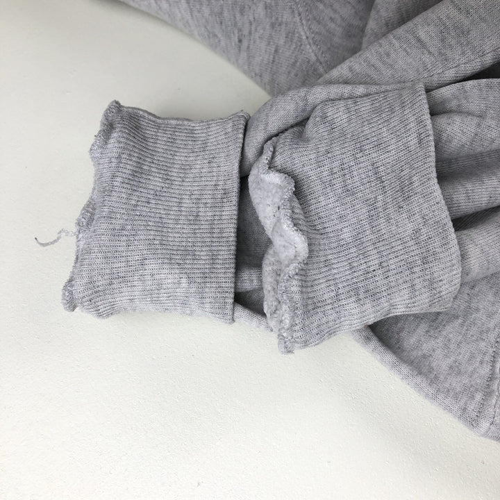 90'S Russell College Sweatshirt, Made in USA, Men's L, Vintage cotton gray type Vintage Second Hand
