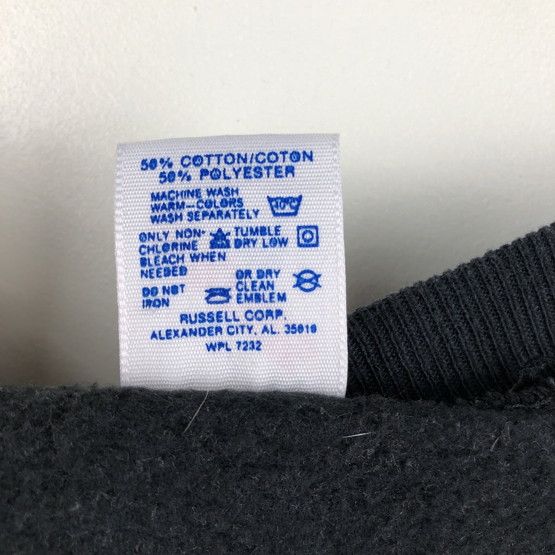 Vintage 90'S Jerzees college sweatshirt, made in the USA, men's size XL cotton black type Vintage Second Hand