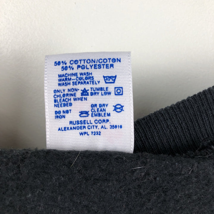 Vintage 90'S Jerzees college sweatshirt, made in the USA, men's size XL cotton black type Vintage Second Hand