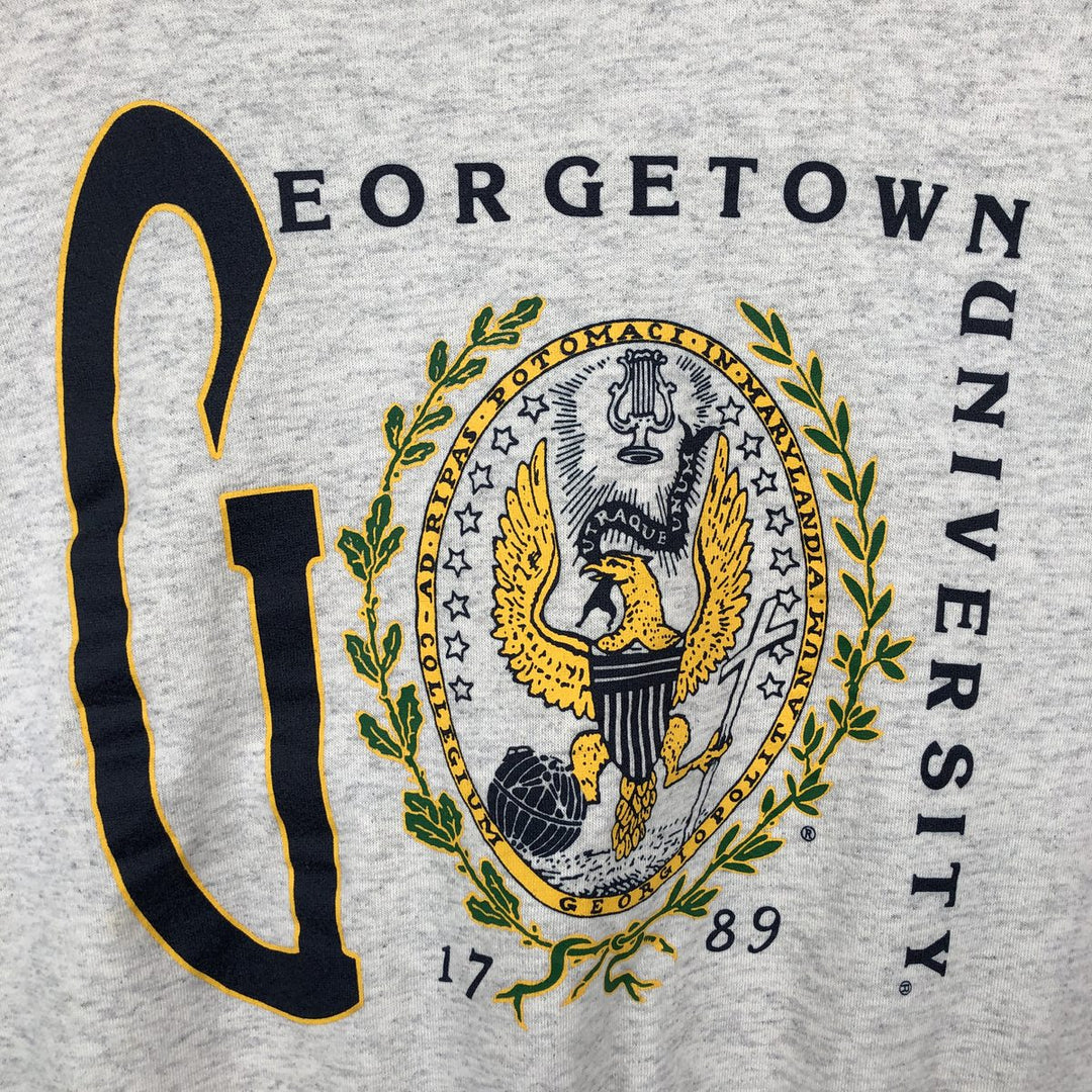 90'S SIGNAL SPORTS College Sweatshirt, Made in USA, Men's XXL equivalent, Vintage cotton gray type Vintage Second Hand