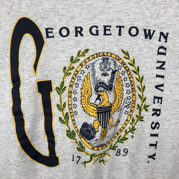 90'S SIGNAL SPORTS College Sweatshirt, Made in USA, Men's XXL equivalent, Vintage cotton gray type Vintage Second Hand
