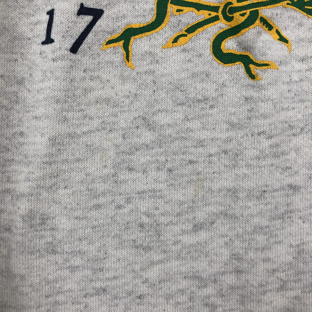 90'S SIGNAL SPORTS College Sweatshirt, Made in USA, Men's XXL equivalent, Vintage cotton gray type Vintage Second Hand