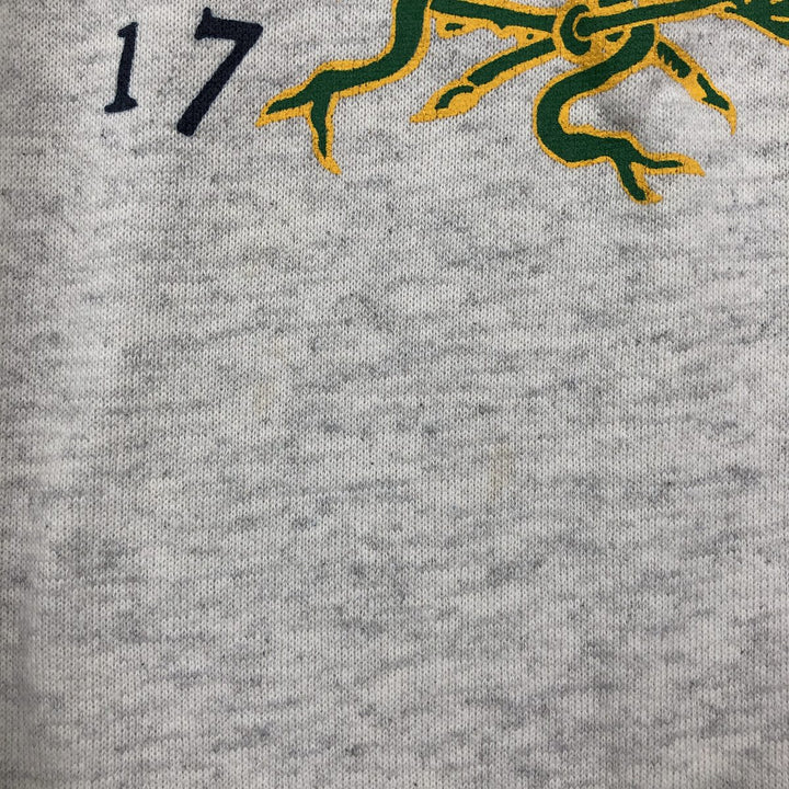 90'S SIGNAL SPORTS College Sweatshirt, Made in USA, Men's XXL equivalent, Vintage cotton gray type Vintage Second Hand