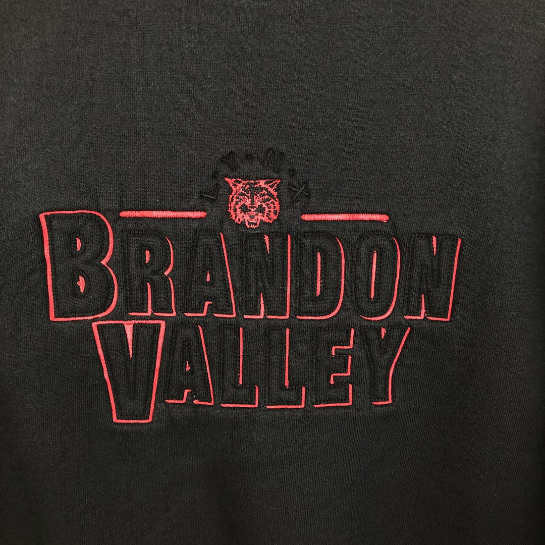 Vintage 90'S Fruit of the Loom Heavyweight College Sweatshirt, Made in USA, Men's Size XL cotton black type Vintage Second Hand