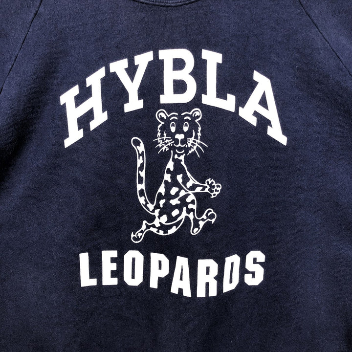 90'S Jerzees College Character Sweatshirt, Made in USA, Men's XL equivalent, Vintage cotton navy blue type Vintage Second Hand