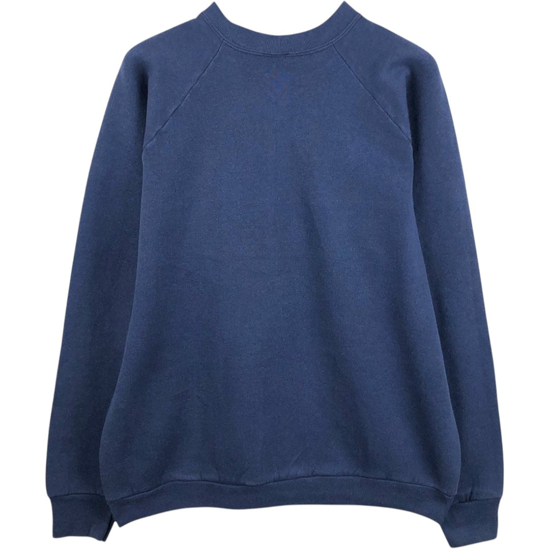 90'S Fruit of the Loom College Sweatshirt, Made in USA, Men's XL, Vintage cotton navy blue type Vintage Second Hand