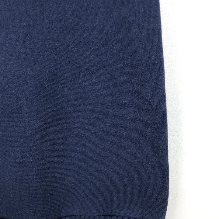 90'S Fruit of the Loom College Sweatshirt, Made in USA, Men's XL, Vintage cotton navy blue type Vintage Second Hand