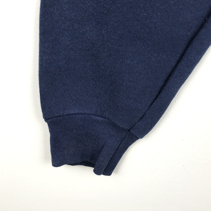 90'S Fruit of the Loom College Sweatshirt, Made in USA, Men's XL, Vintage cotton navy blue type Vintage Second Hand