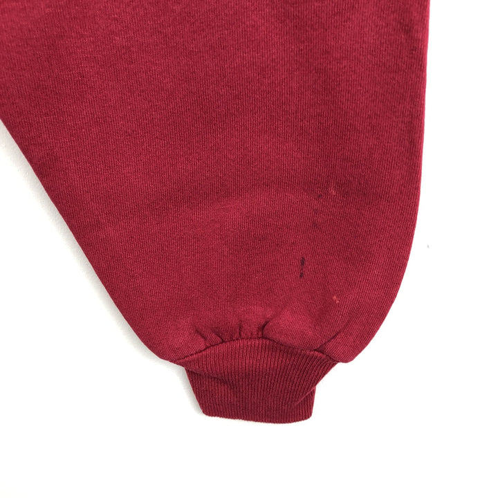 90'S Russell College Sweatshirt, Made in USA, Men's L, Vintage cotton red type Vintage Second Hand