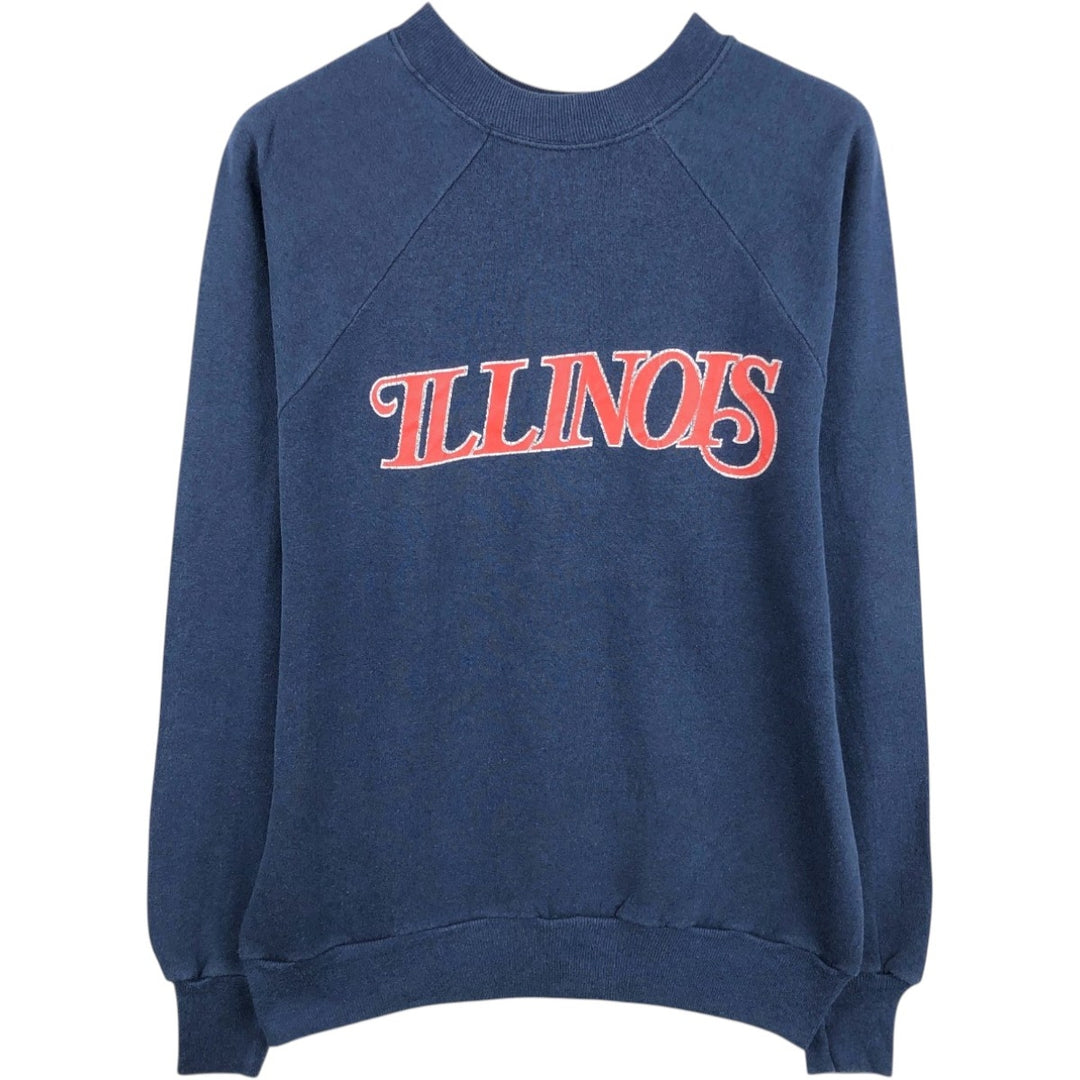 Vintage 90'S Jansport college sweatshirt, made in the USA, size L, men's cotton navy blue type Vintage Second Hand