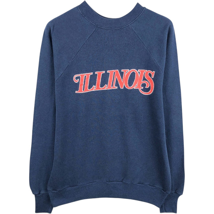Vintage 90'S Jansport college sweatshirt, made in the USA, size L, men's cotton navy blue type Vintage Second Hand