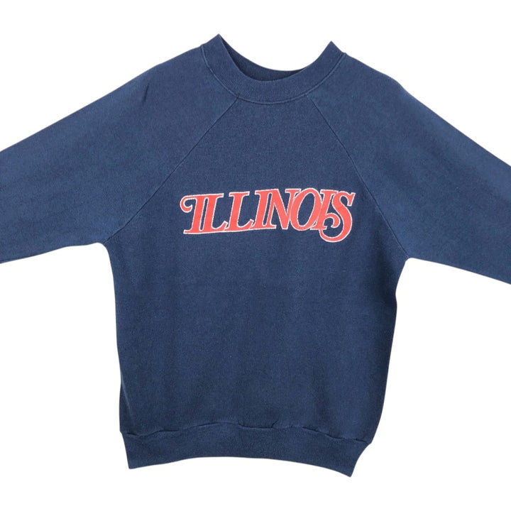 Vintage 90'S Jansport college sweatshirt, made in the USA, size L, men's cotton navy blue type Vintage Second Hand