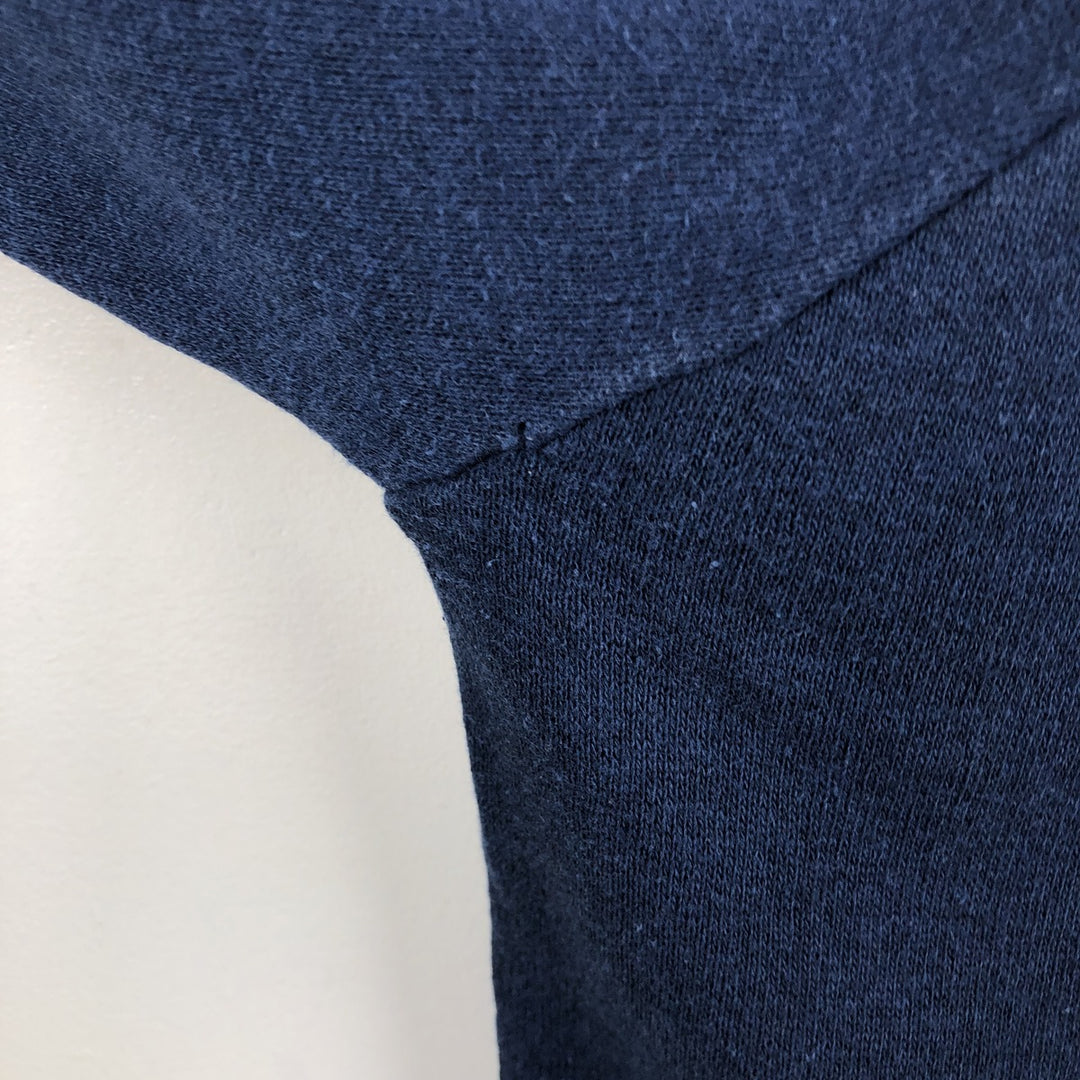 Vintage 90'S Jansport college sweatshirt, made in the USA, size L, men's cotton navy blue type Vintage Second Hand