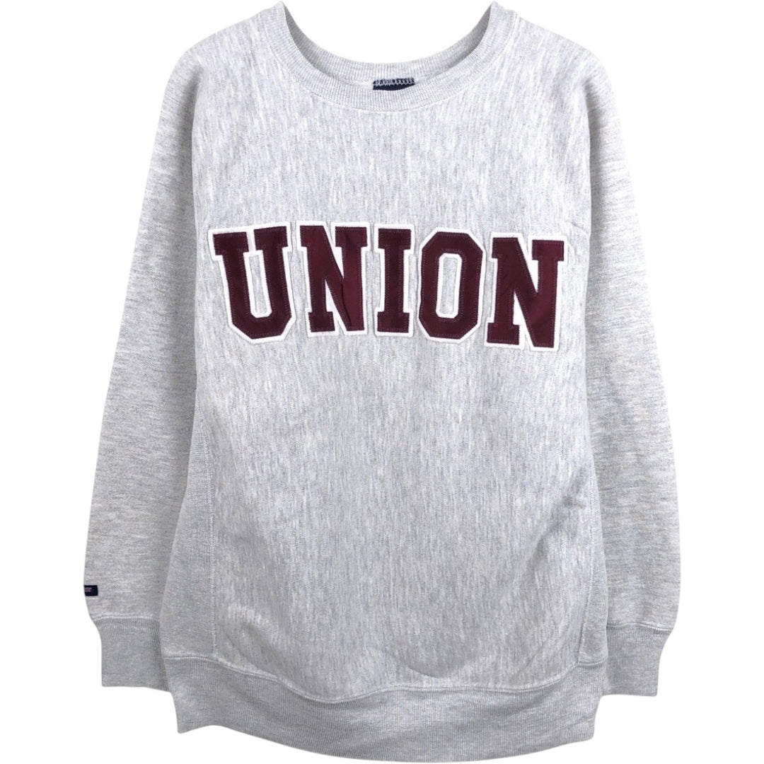 Vintage 90'S Jansport college sweatshirt, made in the USA, size L, men's unclear gray type Vintage Second Hand