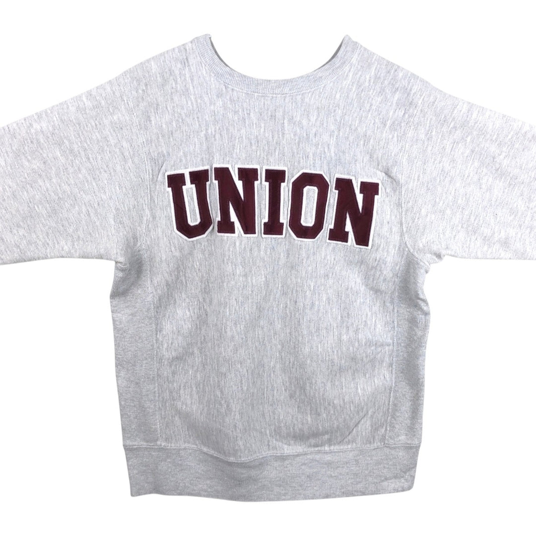 Vintage 90'S Jansport college sweatshirt, made in the USA, size L, men's unclear gray type Vintage Second Hand