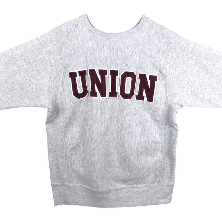 Vintage 90'S Jansport college sweatshirt, made in the USA, size L, men's unclear gray type Vintage Second Hand