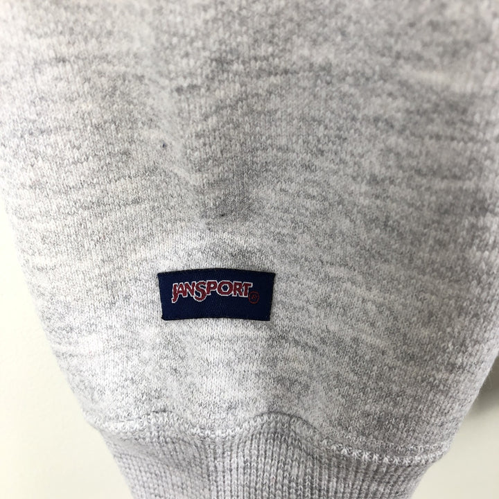 Vintage 90'S Jansport college sweatshirt, made in the USA, size L, men's unclear gray type Vintage Second Hand