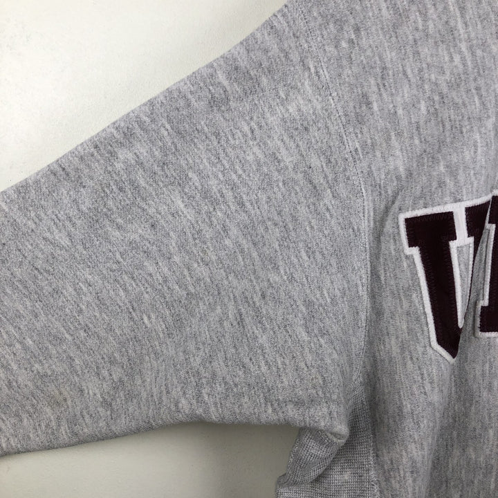 Vintage 90'S Jansport college sweatshirt, made in the USA, size L, men's unclear gray type Vintage Second Hand