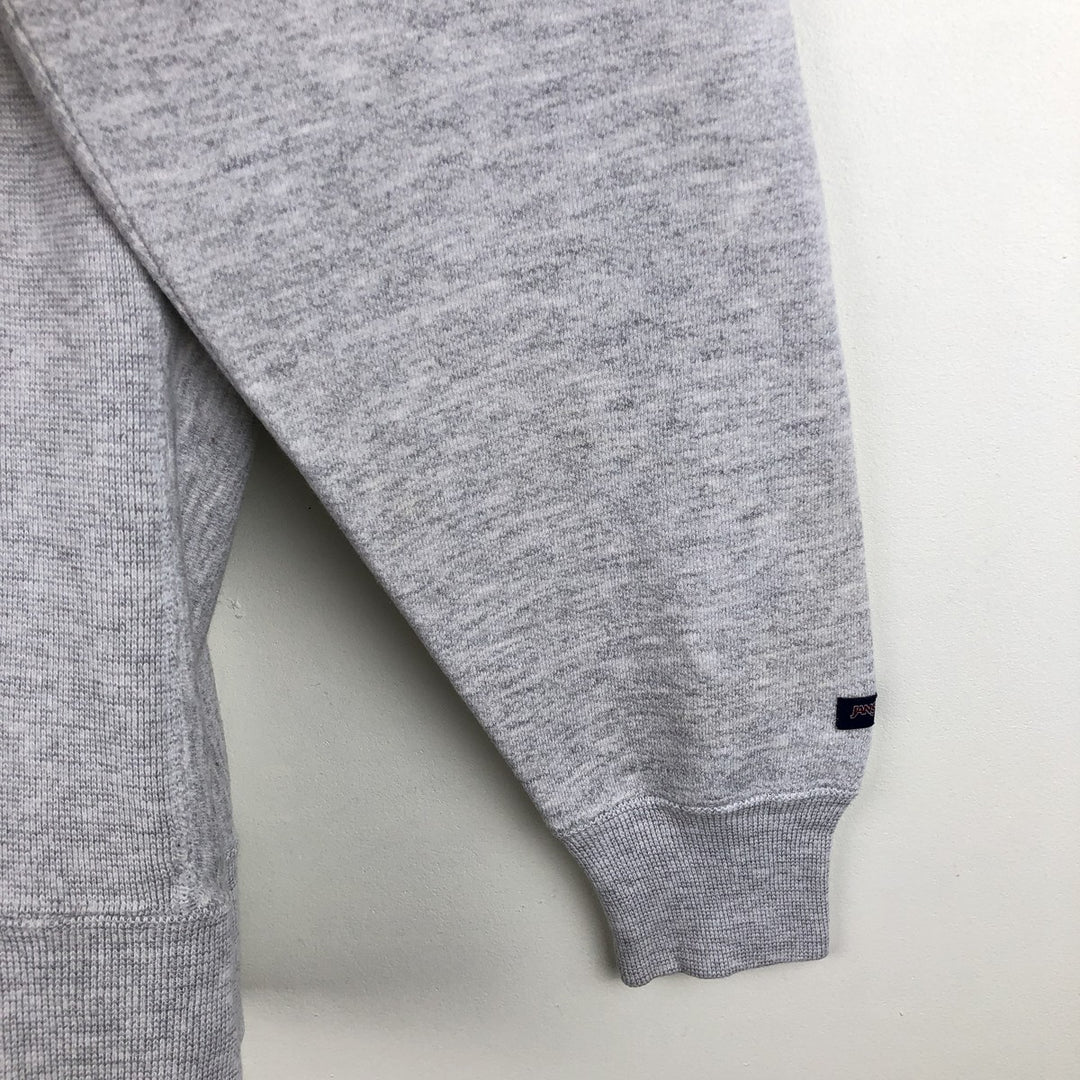Vintage 90'S Jansport college sweatshirt, made in the USA, size L, men's unclear gray type Vintage Second Hand