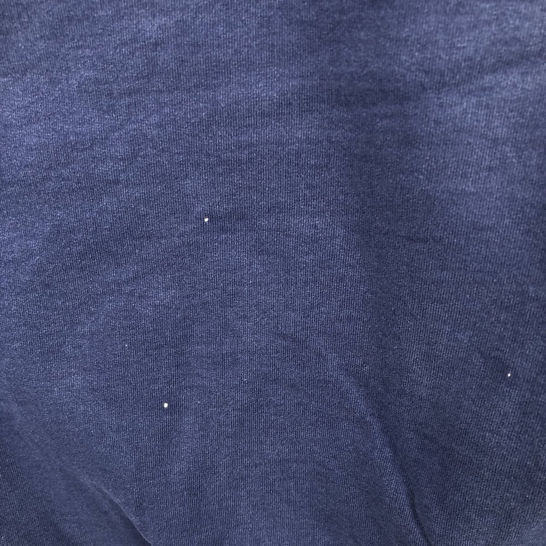 90'S Russell PRO College Sweatshirt, Made in USA, Men's XXL equivalent, Vintage cotton navy blue type Vintage Second Hand