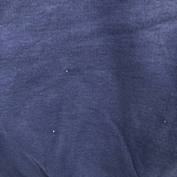 90'S Russell PRO College Sweatshirt, Made in USA, Men's XXL equivalent, Vintage cotton navy blue type Vintage Second Hand