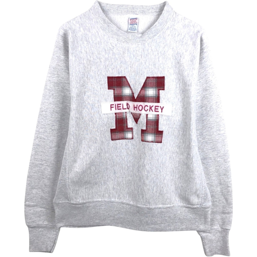 80s-90'S Sofie College Sweatshirt, Made in USA, Men's Size L (approx.), Vintage cotton gray type Vintage Second Hand