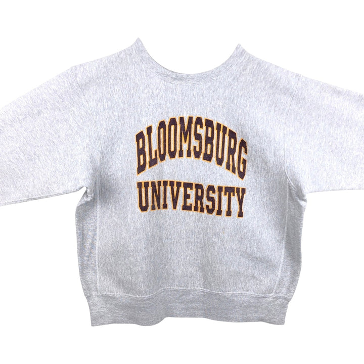 The Cotton Exchange College Sweatshirt, Made in USA, Men's Size L cotton gray type Vintage Second Hand