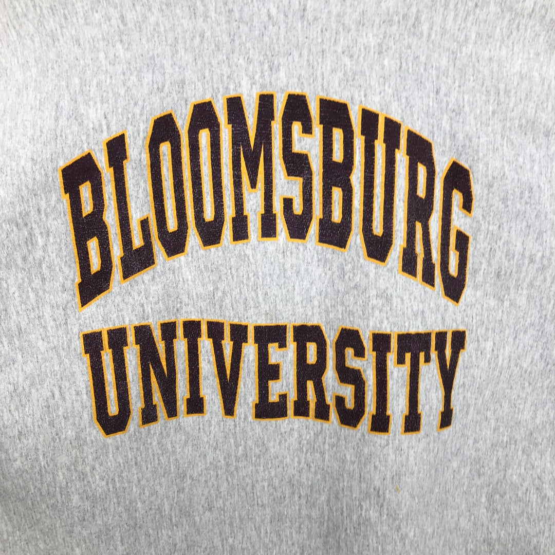 The Cotton Exchange College Sweatshirt, Made in USA, Men's Size L cotton gray type Vintage Second Hand