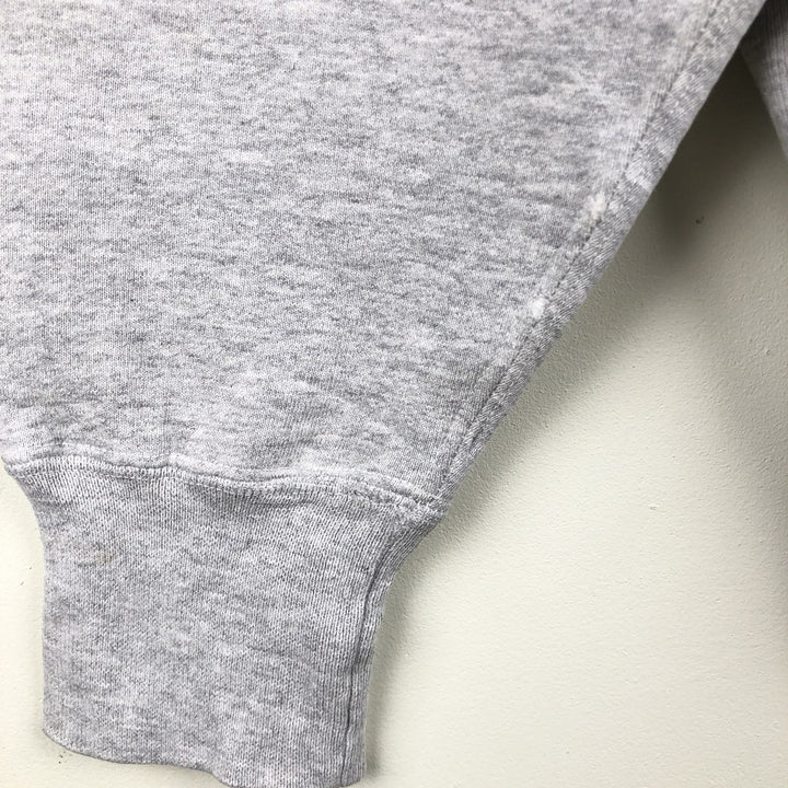 The Cotton Exchange College Sweatshirt, Made in USA, Men's Size L cotton gray type Vintage Second Hand