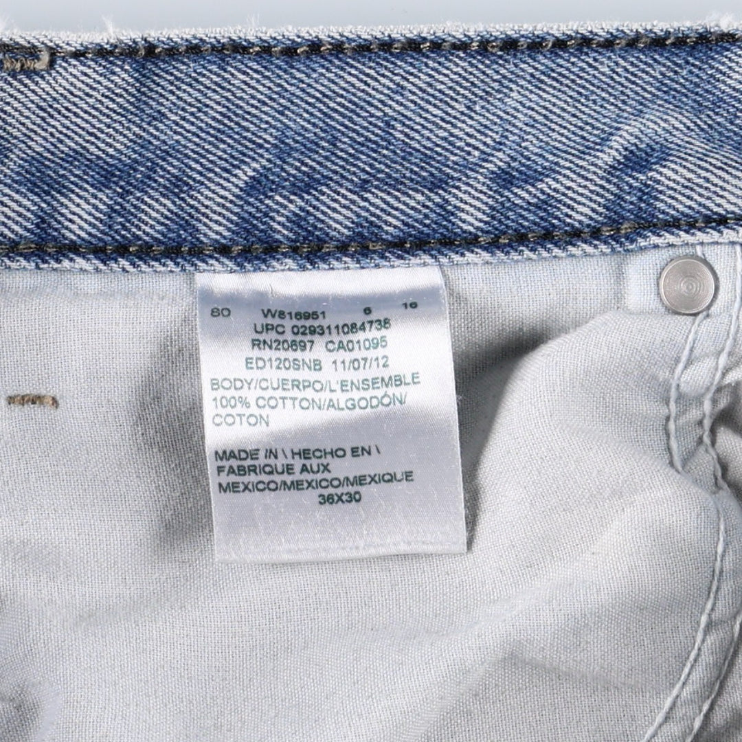 Dickies Men's Straight Denim Pants, Size W37 cotton blue type Vintage Second Hand