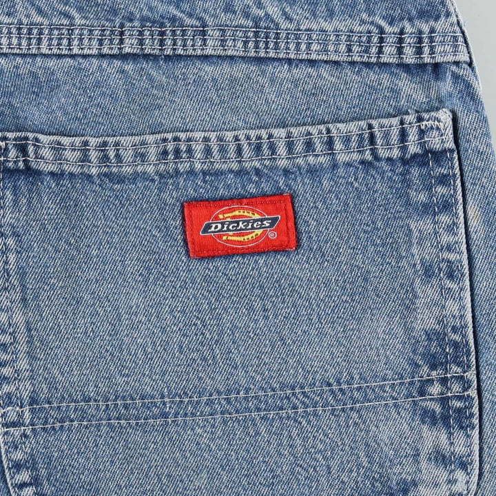 Dickies denim painter pants for men, equivalent to W33 cotton blue type Vintage Second Hand