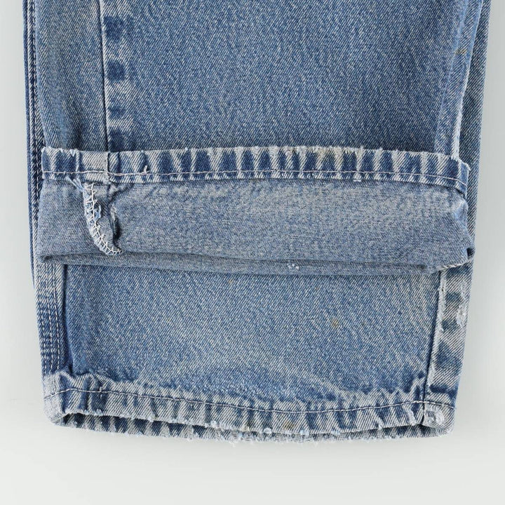 Dickies denim painter pants for men, equivalent to W33 cotton blue type Vintage Second Hand