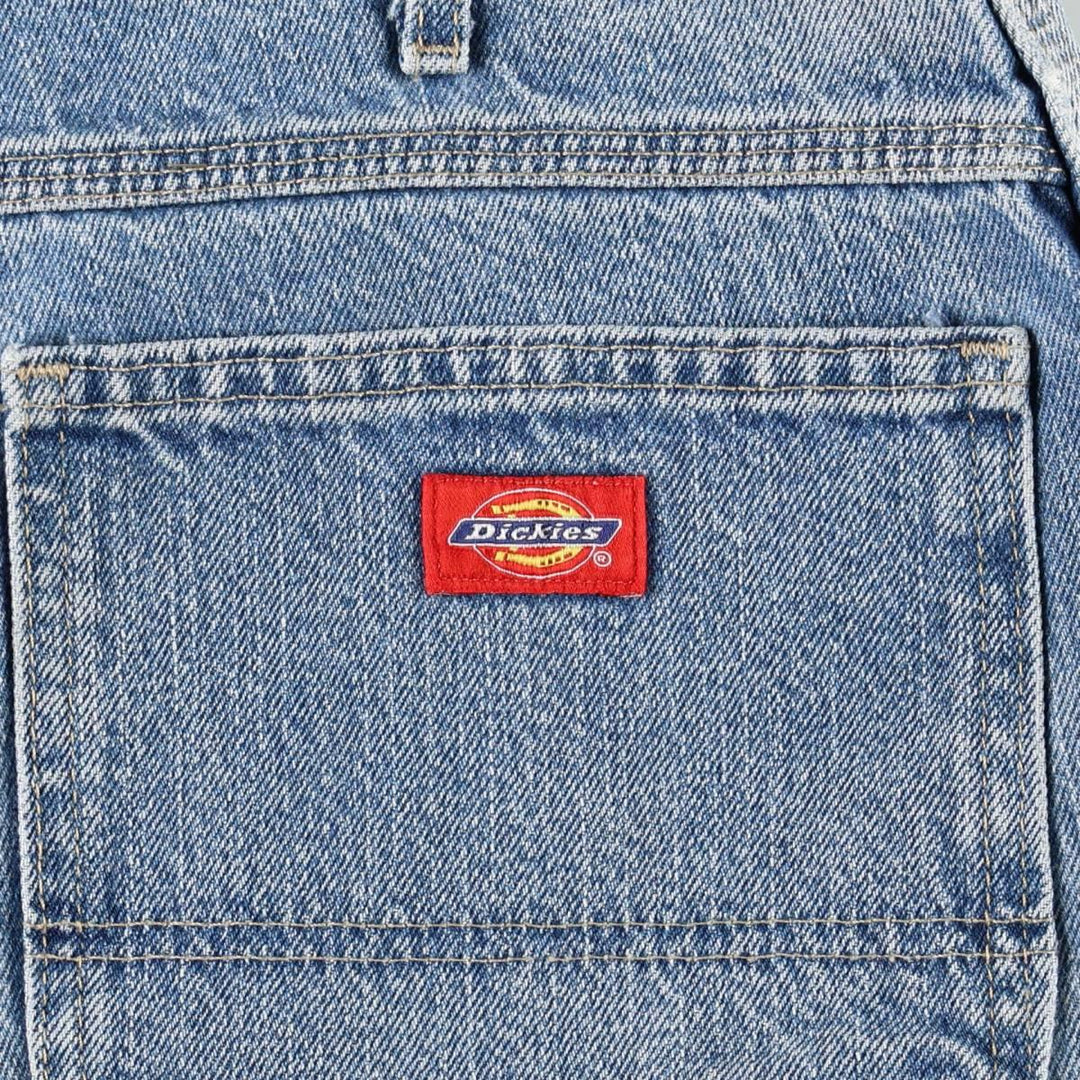 Dickies Double Knee Denim Painter Pants, Men's Size W37 (approx.) cotton blue type Vintage Second Hand