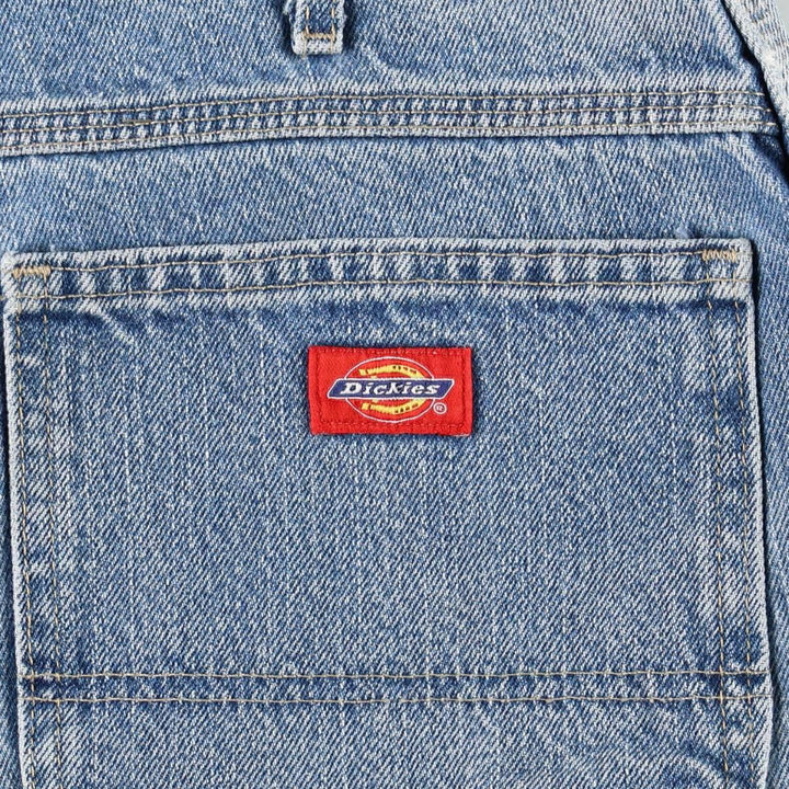 Dickies Double Knee Denim Painter Pants, Men's Size W37 (approx.) cotton blue type Vintage Second Hand