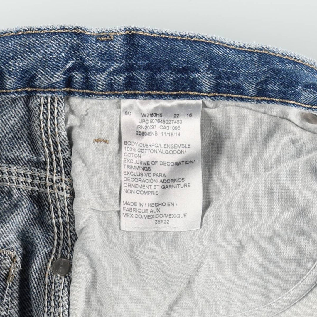 Dickies Double Knee Denim Painter Pants, Men's Size W37 (approx.) cotton blue type Vintage Second Hand