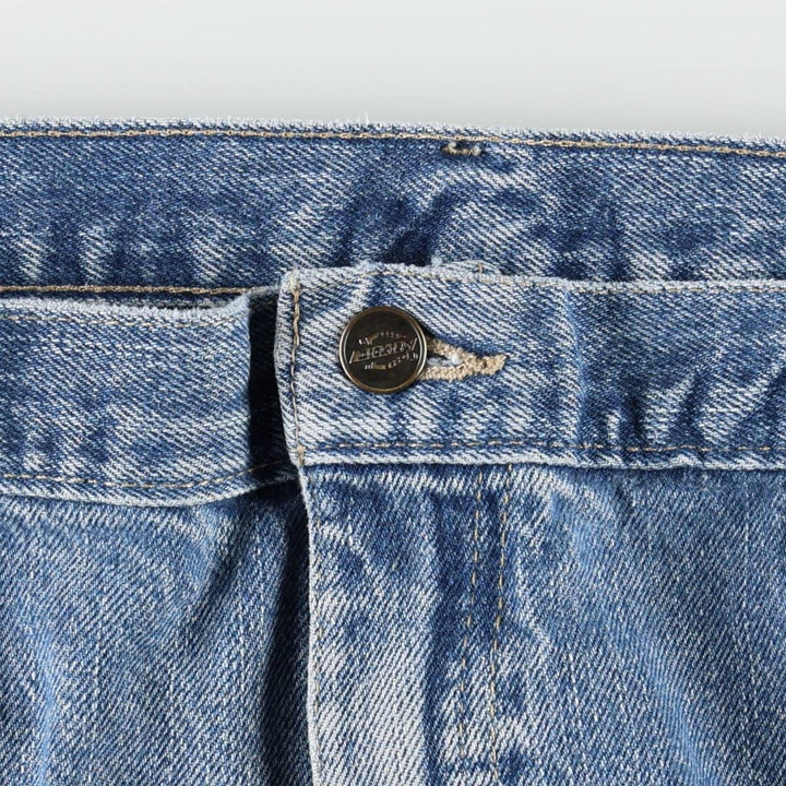 Dickies Double Knee Denim Painter Pants, Men's Size W37 (approx.) cotton blue type Vintage Second Hand