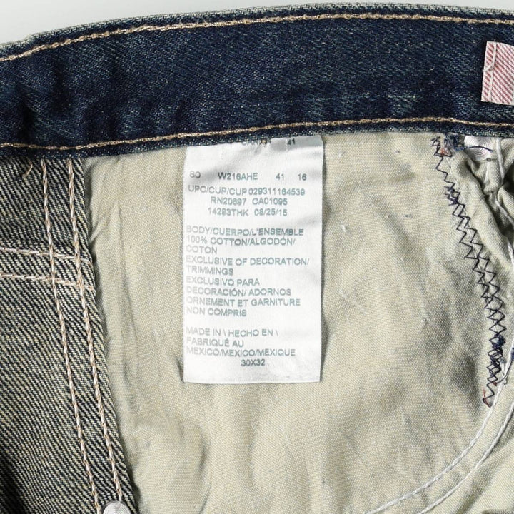 Dickies Regular Denim Work Pants, Men's Size W33 (approx.) cotton blue type Vintage Second Hand