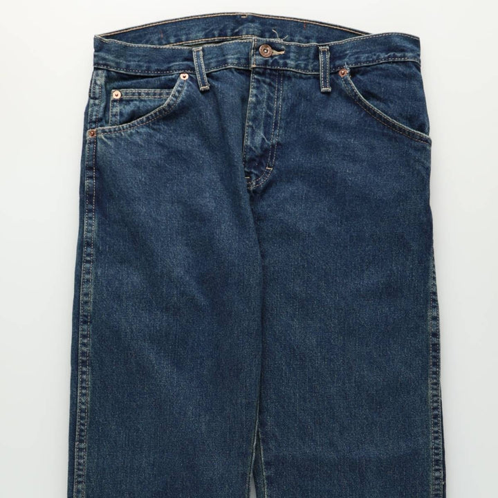 Dickies Regular Denim Work Pants, Men's Size W33 (approx.) cotton blue type Vintage Second Hand