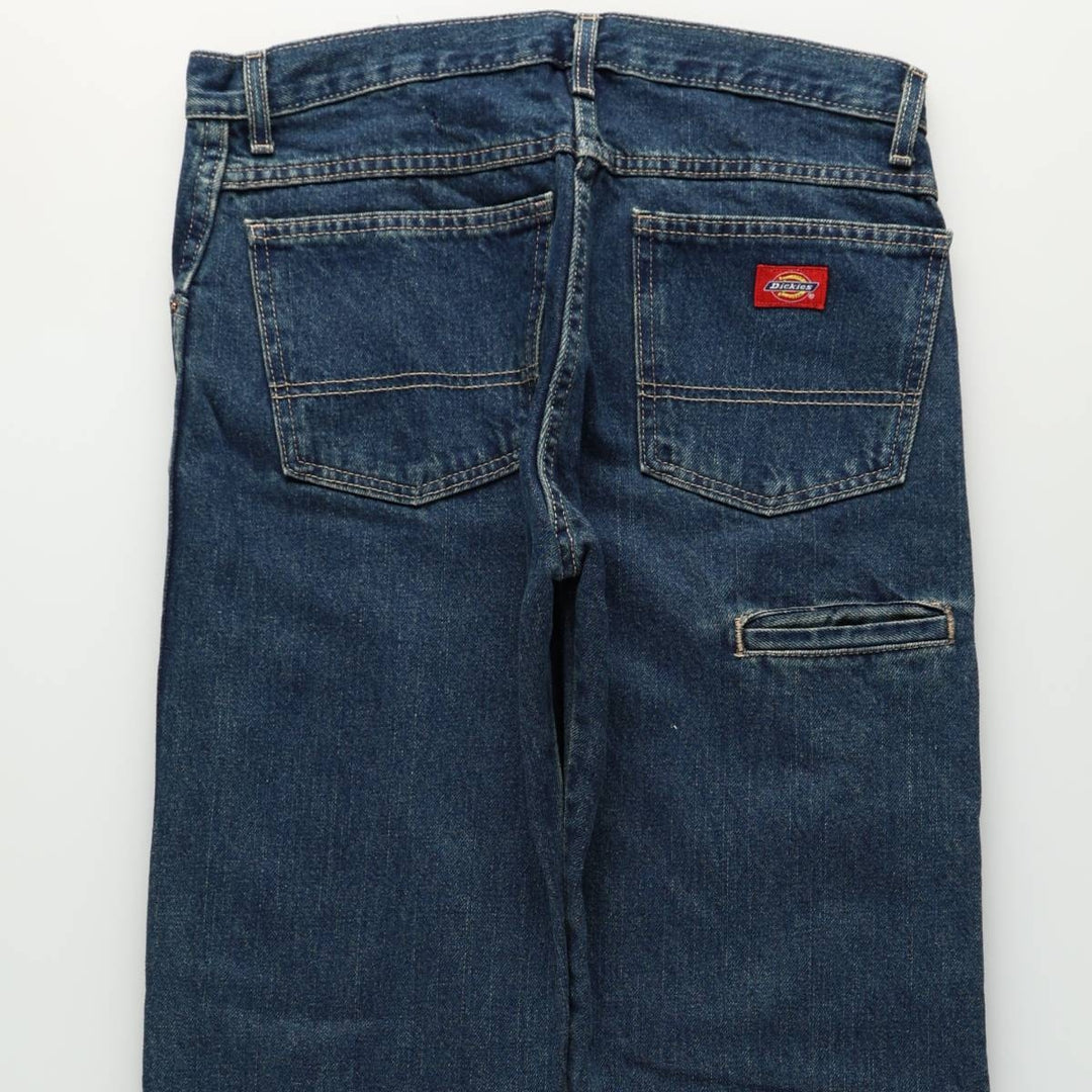 Dickies Regular Denim Work Pants, Men's Size W33 (approx.) cotton blue type Vintage Second Hand