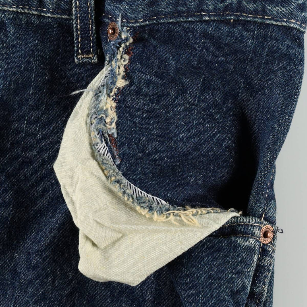 Dickies Regular Denim Work Pants, Men's Size W33 (approx.) cotton blue type Vintage Second Hand
