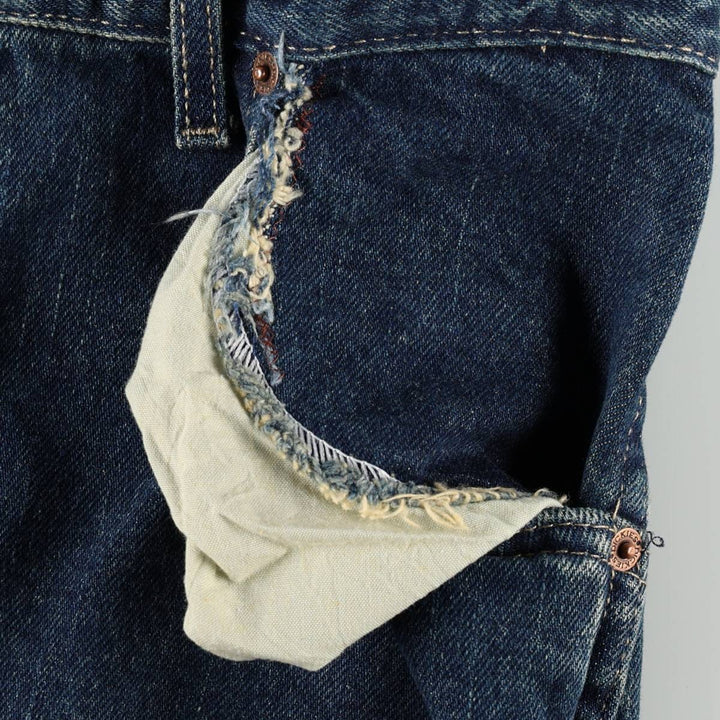 Dickies Regular Denim Work Pants, Men's Size W33 (approx.) cotton blue type Vintage Second Hand