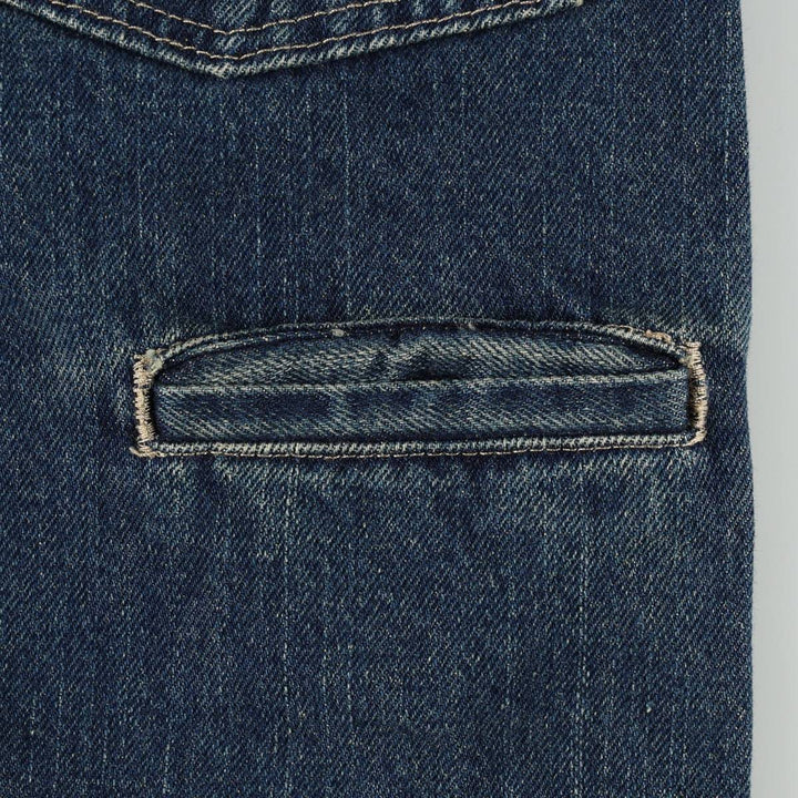 Dickies Regular Denim Work Pants, Men's Size W33 (approx.) cotton blue type Vintage Second Hand