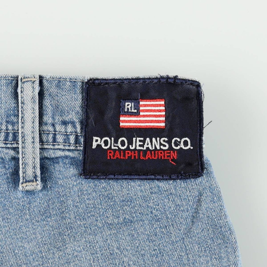 2000'S Ralph Lauren POLO JEANS COMPANY denim painter pants, men's size W34 (approx.) cotton blue type Vintage Second Hand