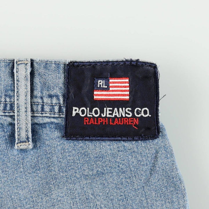 2000'S Ralph Lauren POLO JEANS COMPANY denim painter pants, men's size W34 (approx.) cotton blue type Vintage Second Hand