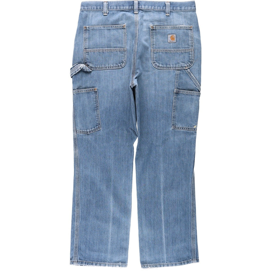 Carhartt Relaxed Fit Denim Painter Pants, Men's W35 (approx.) cotton blue type Vintage Second Hand