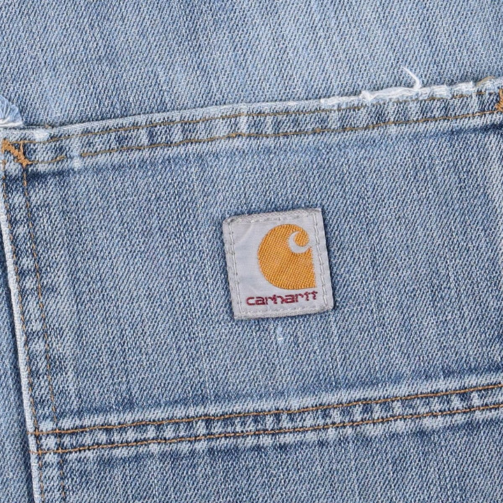 Carhartt Relaxed Fit Denim Painter Pants, Men's W35 (approx.) cotton blue type Vintage Second Hand