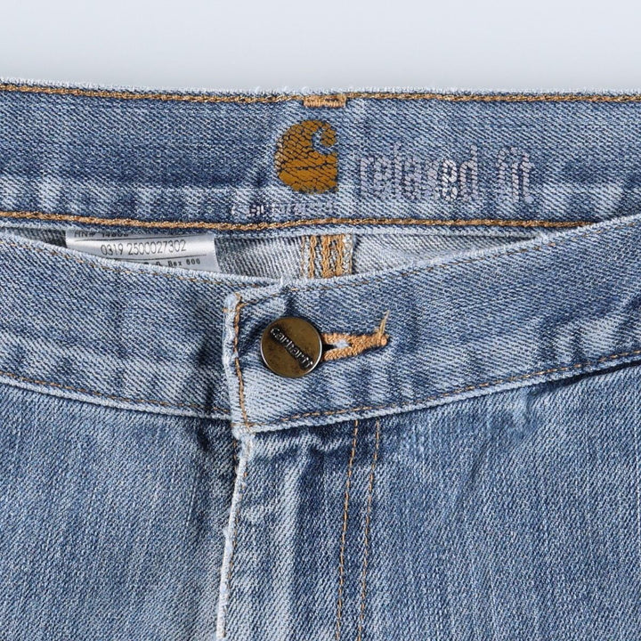 Carhartt Relaxed Fit Denim Painter Pants, Men's W35 (approx.) cotton blue type Vintage Second Hand